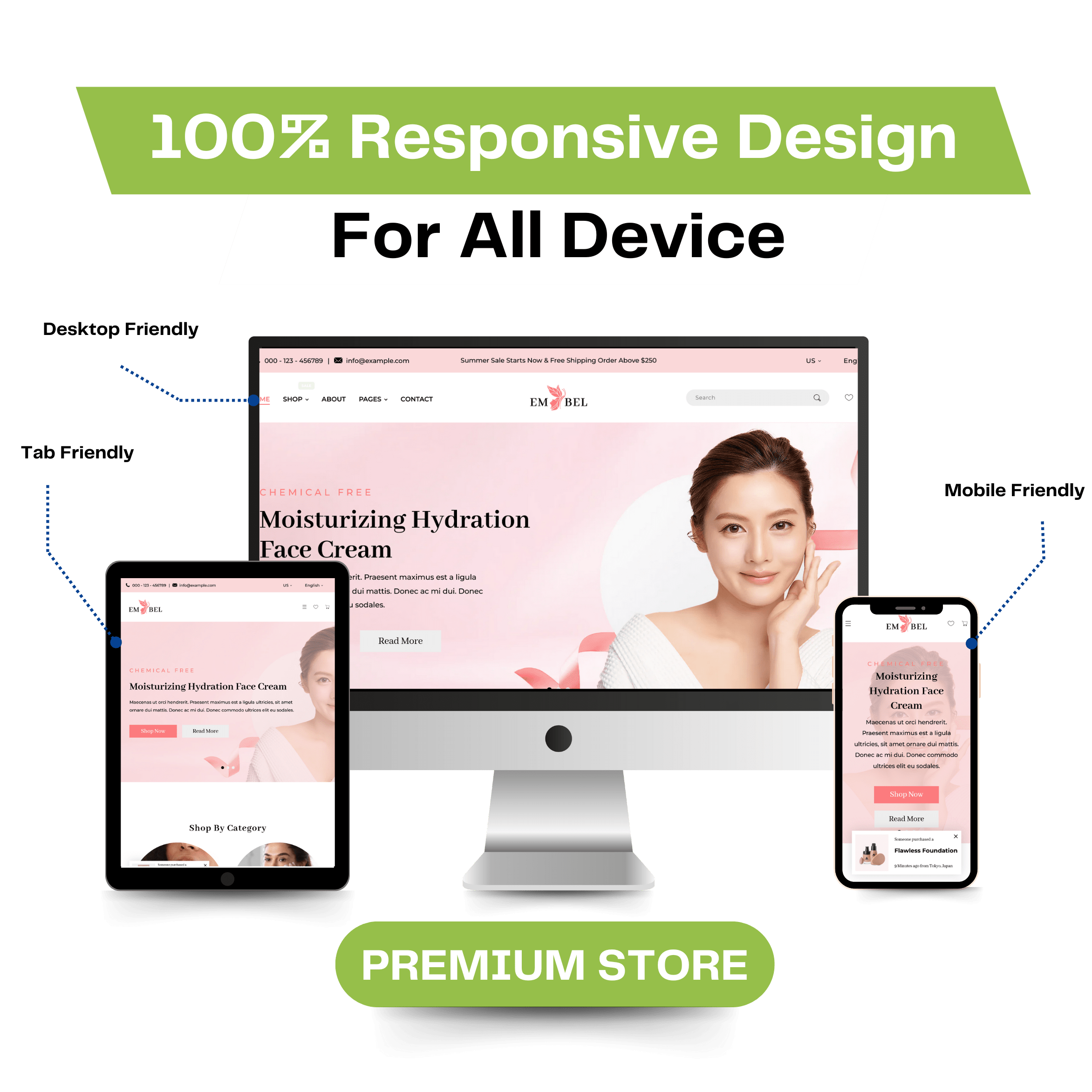 EcomStair's Hero Responsive Design Image